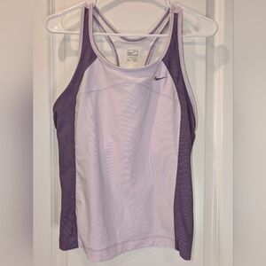 NWT Nike Performance Racerback Athletic Tank Top Purple Lavender Women’s XL